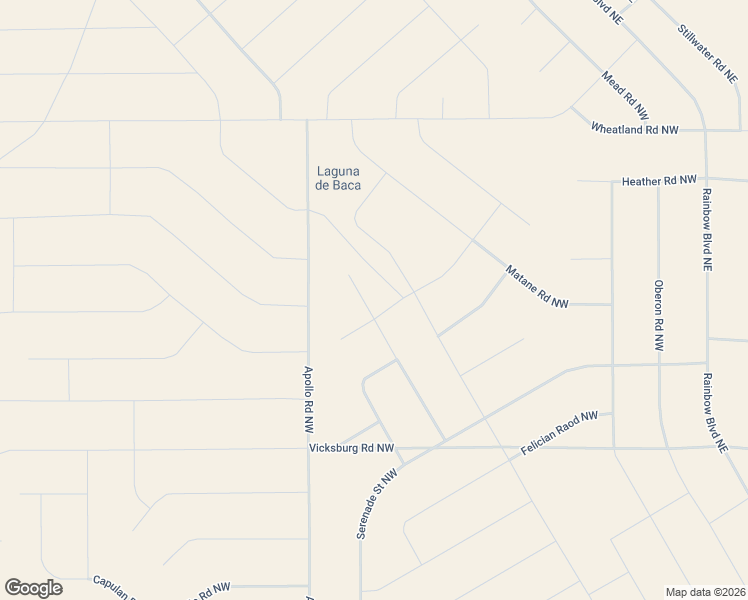 map of restaurants, bars, coffee shops, grocery stores, and more near Lassen Road Northwest in Rio Rancho