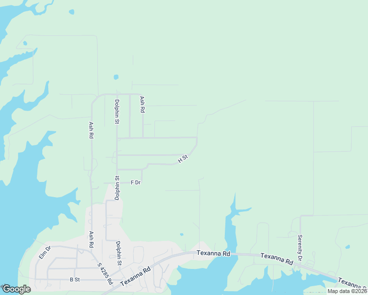 map of restaurants, bars, coffee shops, grocery stores, and more near J Street in Porum
