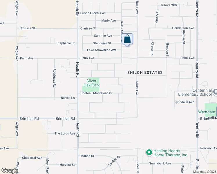 map of restaurants, bars, coffee shops, grocery stores, and more near 15617 Sequoia Grove Avenue in Bakersfield