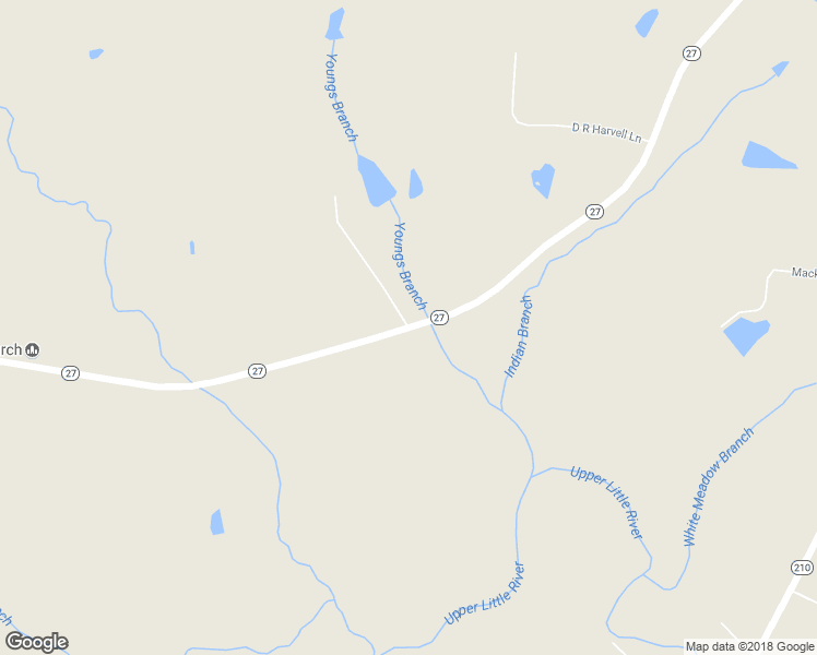 map of restaurants, bars, coffee shops, grocery stores, and more near 3092 North Carolina 27 in Lillington