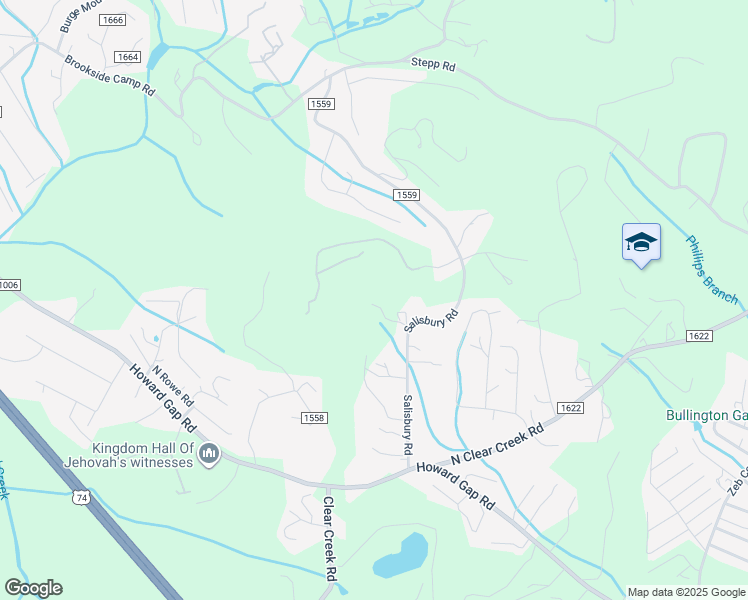 map of restaurants, bars, coffee shops, grocery stores, and more near 112 Goodwood Lane in Hendersonville