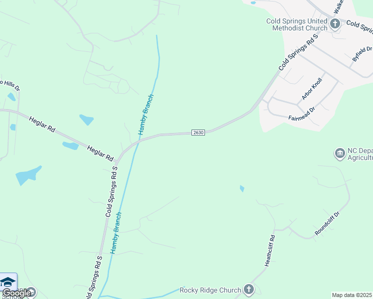 map of restaurants, bars, coffee shops, grocery stores, and more near 3121 Cold Springs Road South in Concord