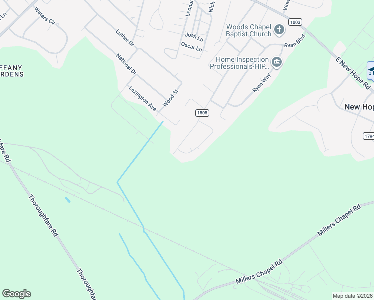 map of restaurants, bars, coffee shops, grocery stores, and more near 115 Doris Drive in Goldsboro