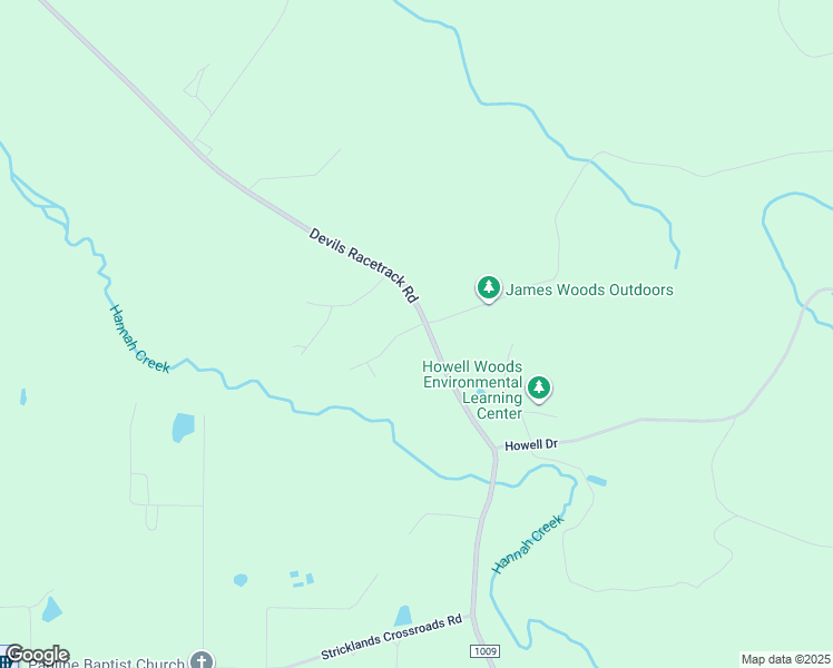 map of restaurants, bars, coffee shops, grocery stores, and more near 6484 Devils Racetrack Road in Four Oaks