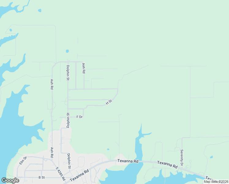 map of restaurants, bars, coffee shops, grocery stores, and more near J Street in Porum