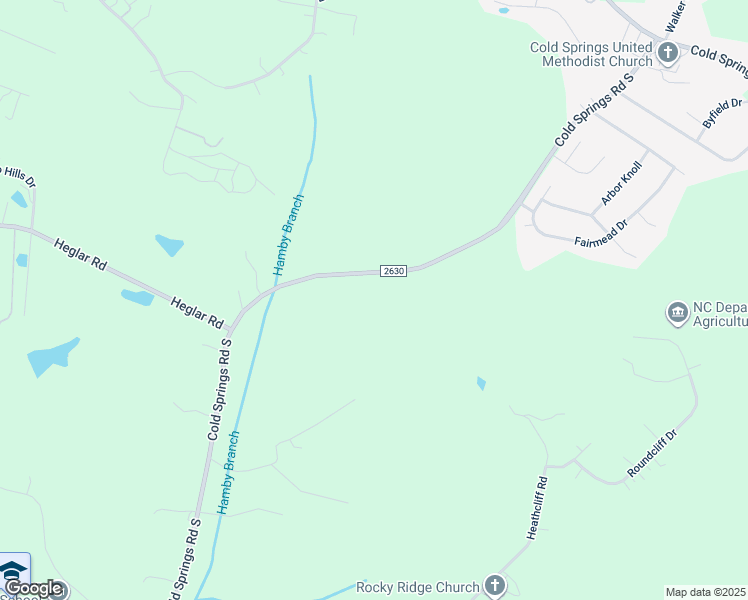 map of restaurants, bars, coffee shops, grocery stores, and more near 3121 Cold Springs Road South in Concord