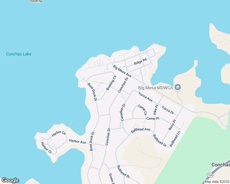 map of restaurants, bars, coffee shops, grocery stores, and more near 202 Conchas Drive in Conchas