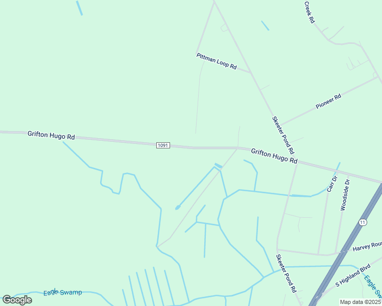 map of restaurants, bars, coffee shops, grocery stores, and more near 4671 Grifton Hugo Road in Grifton