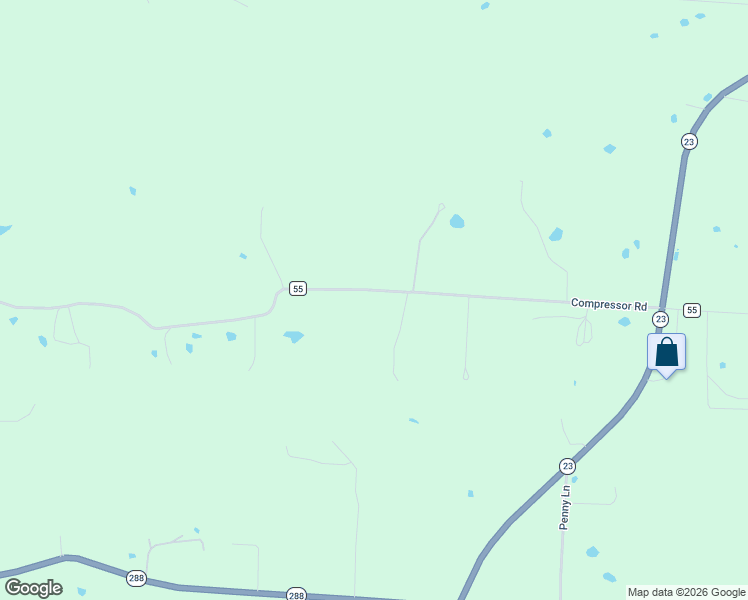 map of restaurants, bars, coffee shops, grocery stores, and more near 4623 Compressor Road in Ratcliff