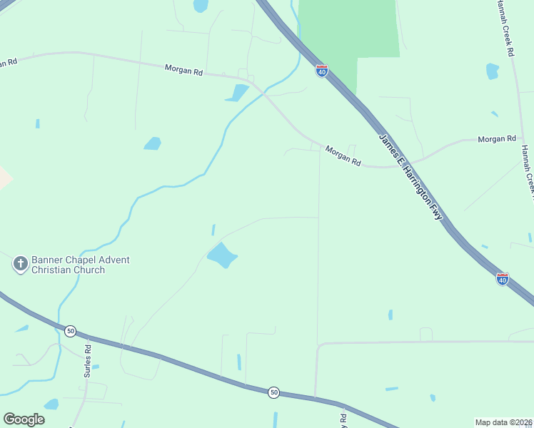 map of restaurants, bars, coffee shops, grocery stores, and more near 1200D Morgan Road in Benson