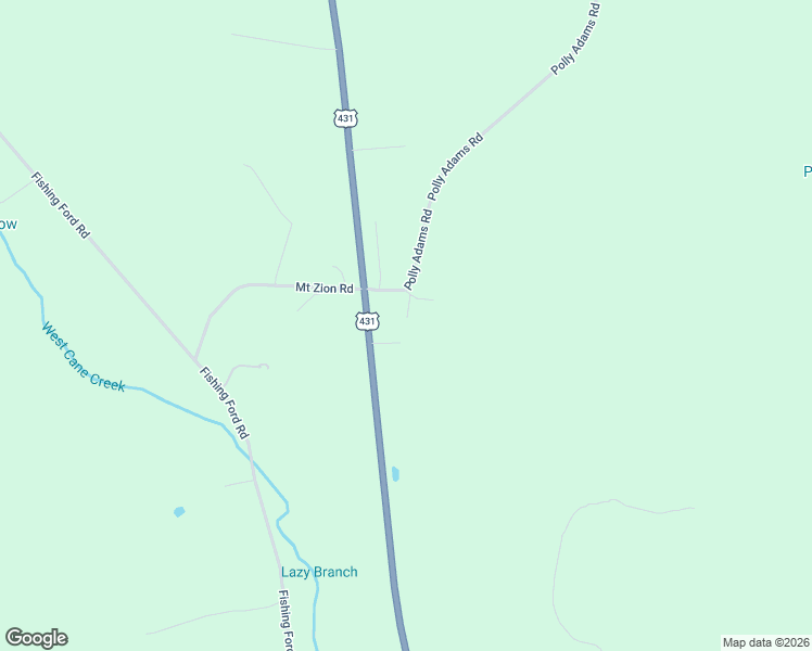 map of restaurants, bars, coffee shops, grocery stores, and more near 2545 Polly Adams Road in Belfast