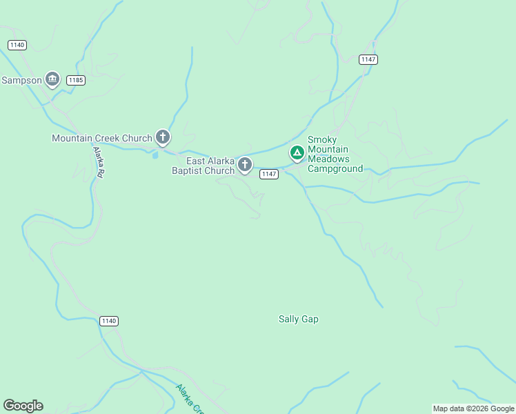 map of restaurants, bars, coffee shops, grocery stores, and more near 112 Mountain Spring Road in Bryson City