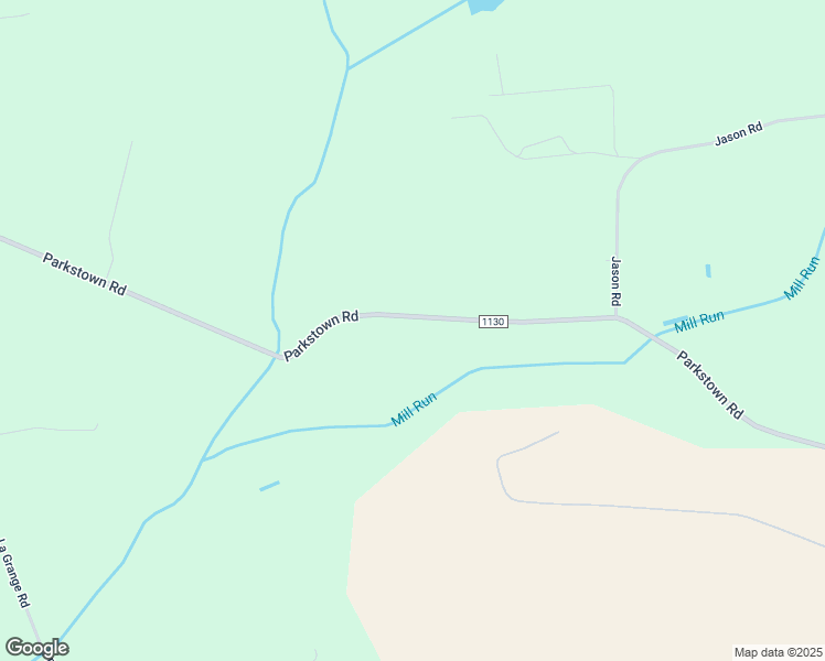 map of restaurants, bars, coffee shops, grocery stores, and more near 3235 Parkstown Road in La Grange
