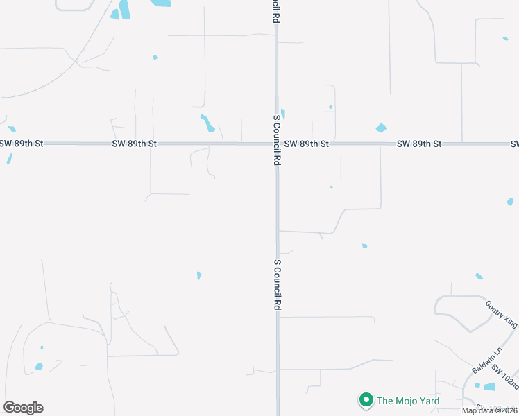 map of restaurants, bars, coffee shops, grocery stores, and more near 9201 South Council Road in Oklahoma City