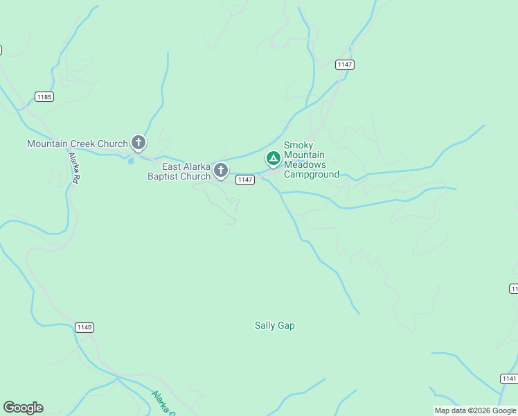 map of restaurants, bars, coffee shops, grocery stores, and more near 612-748 East Alarka Road in Bryson City