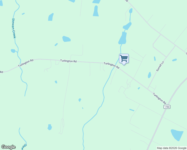 map of restaurants, bars, coffee shops, grocery stores, and more near 1082 Turlington Road in Dunn