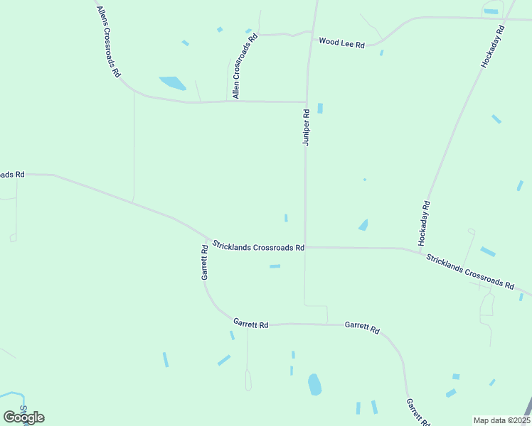 map of restaurants, bars, coffee shops, grocery stores, and more near 6886 Stricklands Crossroads Road in Four Oaks