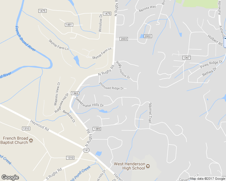 map of restaurants, bars, coffee shops, grocery stores, and more near 198 Promised Ridge Drive in Hendersonville