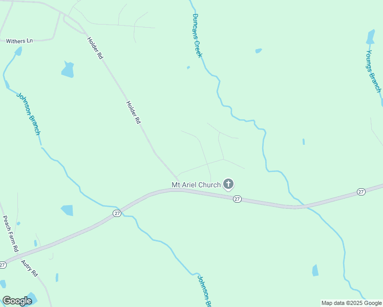 map of restaurants, bars, coffee shops, grocery stores, and more near 108 Bonnie Girl Court in Lillington