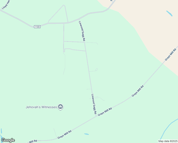map of restaurants, bars, coffee shops, grocery stores, and more near Linwood Sugg Road in Greene County