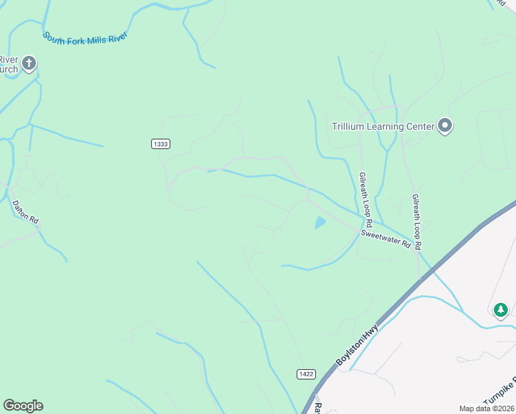 map of restaurants, bars, coffee shops, grocery stores, and more near 15 Melody Lane in Mills River