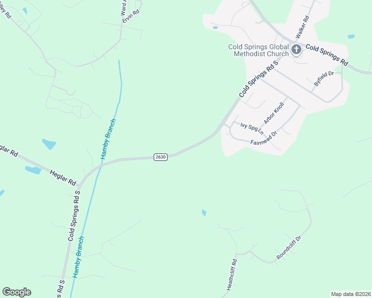 map of restaurants, bars, coffee shops, grocery stores, and more near 3107 Cold Springs Road South in Concord