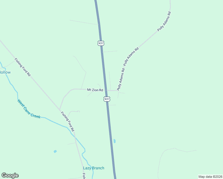 map of restaurants, bars, coffee shops, grocery stores, and more near 2545 Polly Adams Road in Belfast