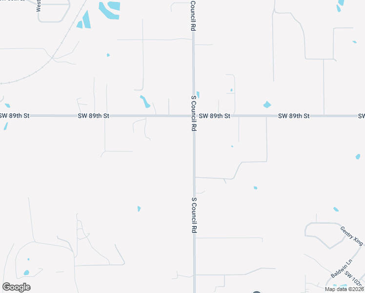 map of restaurants, bars, coffee shops, grocery stores, and more near 9201 South Council Road in Oklahoma City
