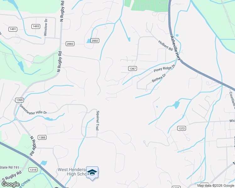 map of restaurants, bars, coffee shops, grocery stores, and more near 257 Squirrel Hollow Drive in Hendersonville