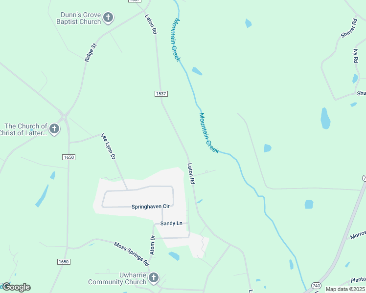 map of restaurants, bars, coffee shops, grocery stores, and more near 32464 Laton Road in Albemarle