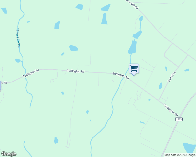 map of restaurants, bars, coffee shops, grocery stores, and more near 1082 Turlington Road in Dunn