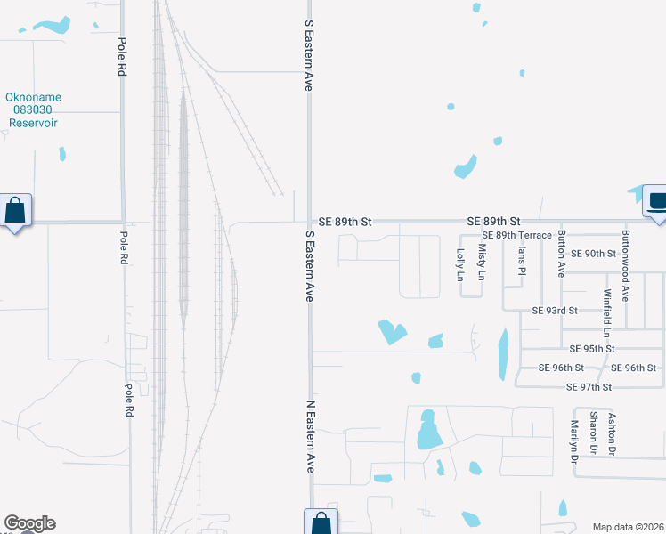 map of restaurants, bars, coffee shops, grocery stores, and more near 9128 South Eastern Avenue in Moore