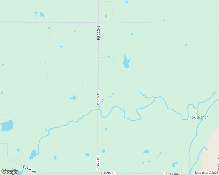map of restaurants, bars, coffee shops, grocery stores, and more near 112911 South 4770 Road in Muldrow