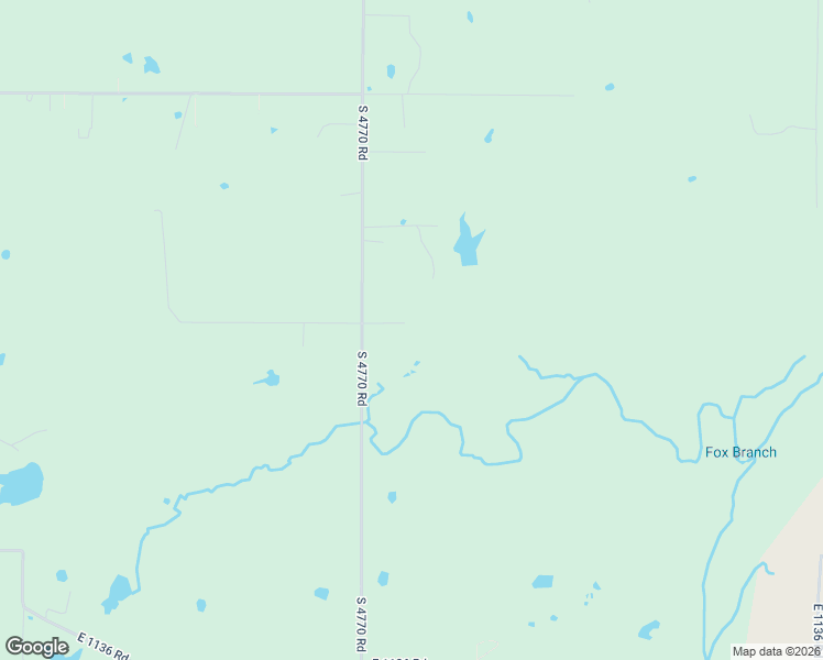 map of restaurants, bars, coffee shops, grocery stores, and more near 112911 South 4770 Road in Muldrow