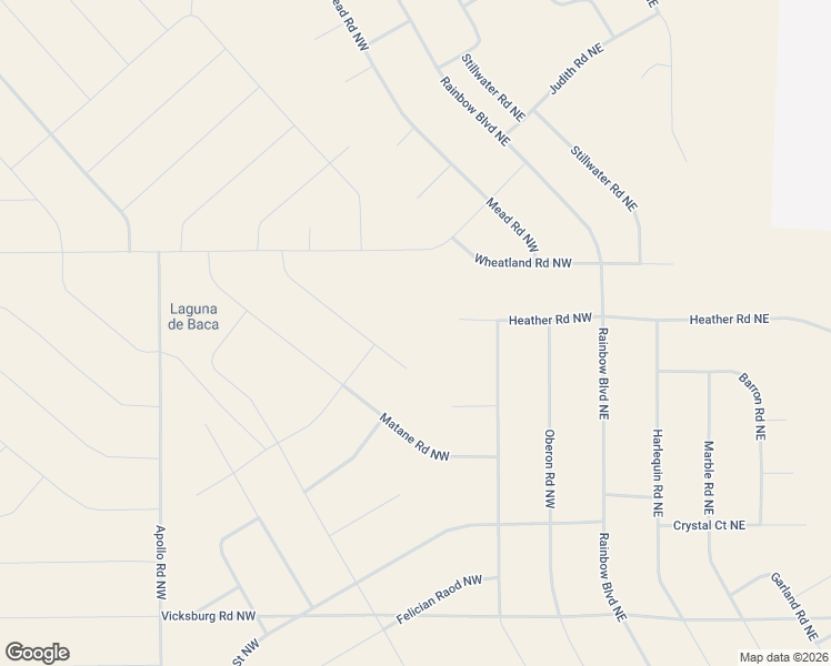 map of restaurants, bars, coffee shops, grocery stores, and more near Loretta Court Northwest in Rio Rancho