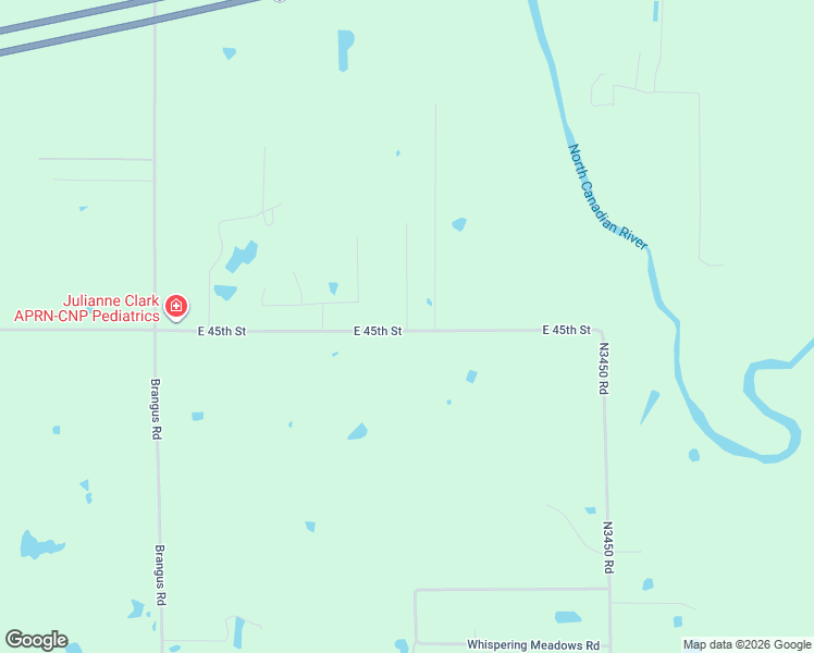 map of restaurants, bars, coffee shops, grocery stores, and more near 12589 East 45th Street in Shawnee