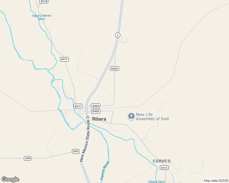 map of restaurants, bars, coffee shops, grocery stores, and more near 9 County Road B40A in Ribera