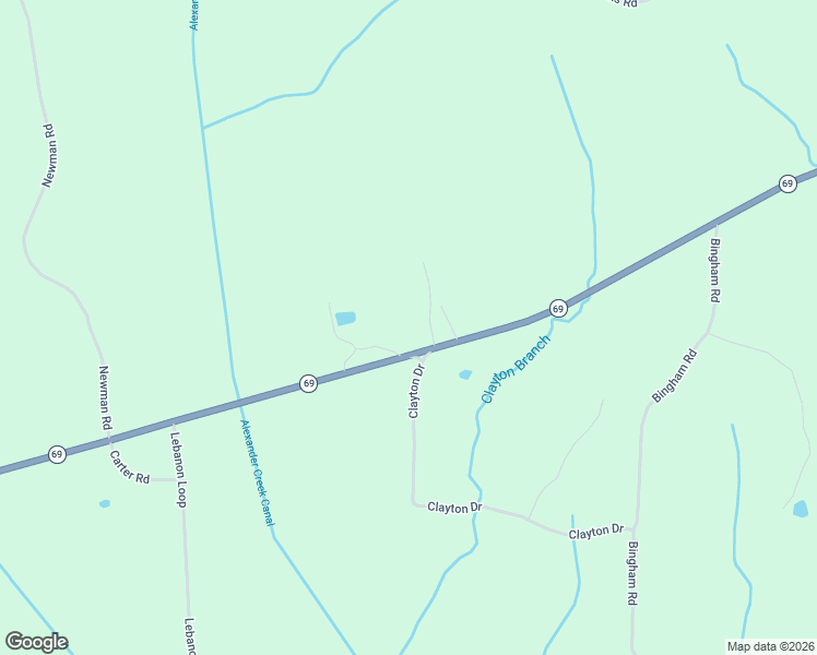 map of restaurants, bars, coffee shops, grocery stores, and more near 20 Charlotte Lane in Saltillo