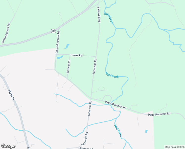 map of restaurants, bars, coffee shops, grocery stores, and more near 1274 Tatesville Road in Palmer
