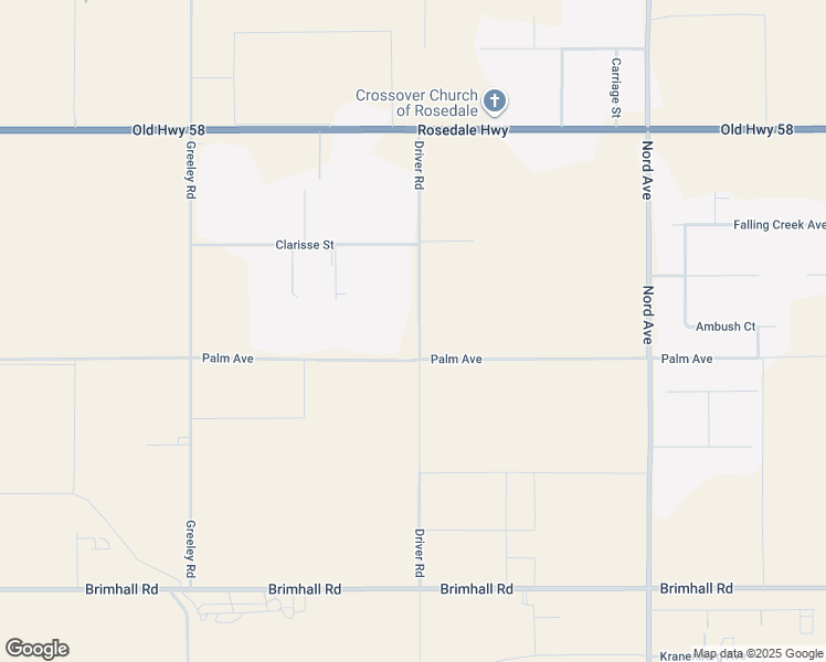 map of restaurants, bars, coffee shops, grocery stores, and more near 2063 Driver Road in Bakersfield