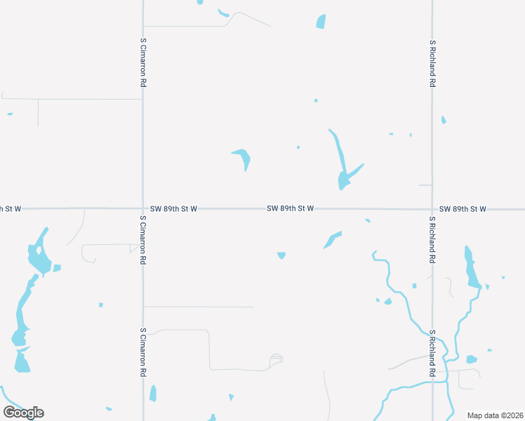 map of restaurants, bars, coffee shops, grocery stores, and more near 15200-15298 SW 89th Street West in Mustang