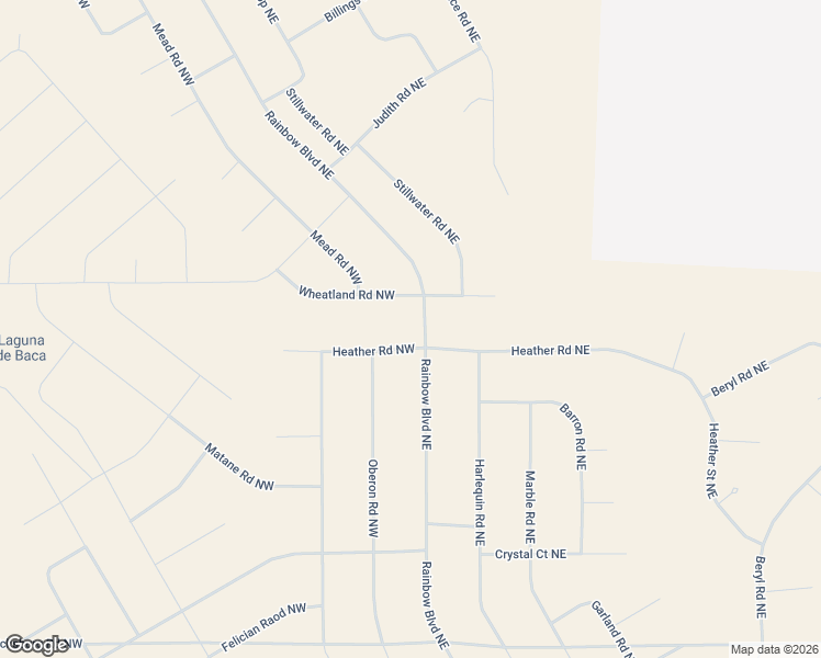 map of restaurants, bars, coffee shops, grocery stores, and more near Heather Road Northwest in Rio Rancho