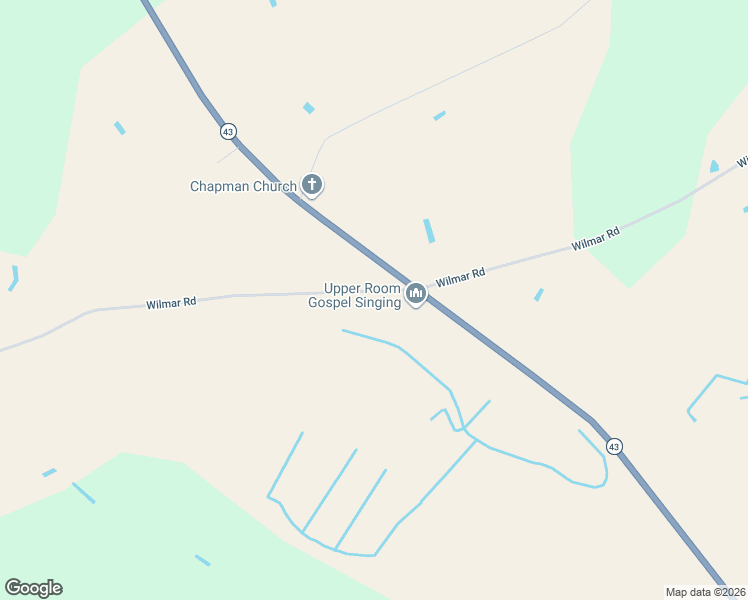 map of restaurants, bars, coffee shops, grocery stores, and more near 2735 Wilmar Road in Vanceboro