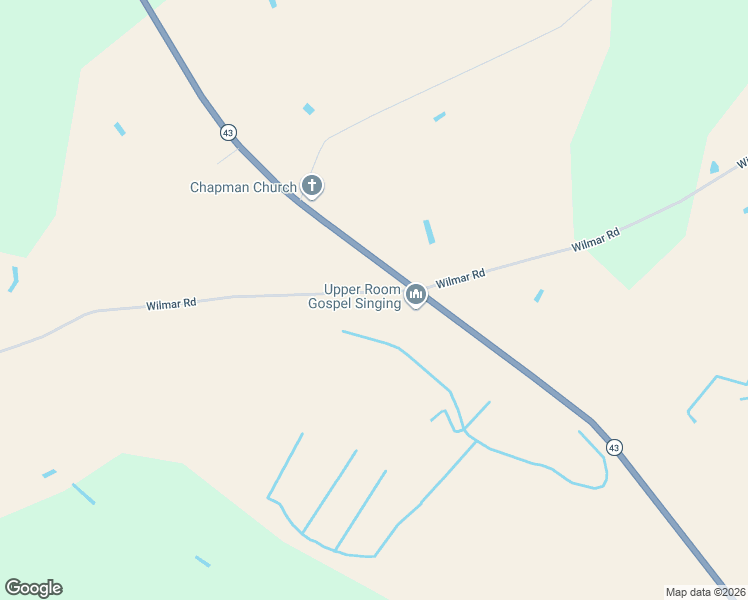 map of restaurants, bars, coffee shops, grocery stores, and more near 2735 Wilmar Road in Vanceboro