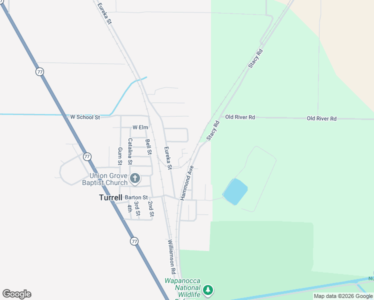 map of restaurants, bars, coffee shops, grocery stores, and more near 333 Lockhart in Turrell