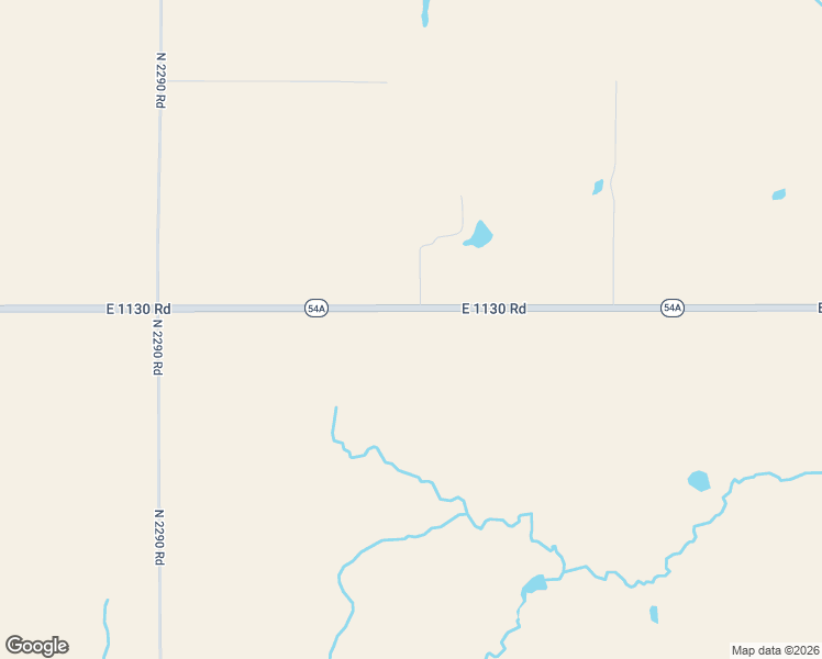 map of restaurants, bars, coffee shops, grocery stores, and more near 22950 East 1130 Road in Bessie