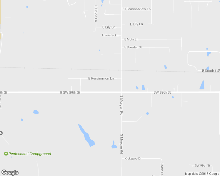 map of restaurants, bars, coffee shops, grocery stores, and more near 1609 East SW 89th Street in Mustang
