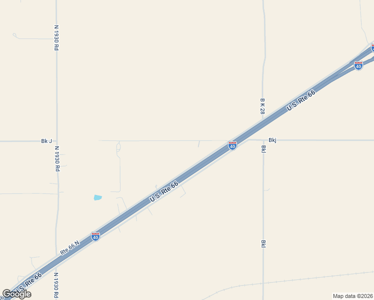 map of restaurants, bars, coffee shops, grocery stores, and more near 19366 East 1130 Road in Sayre
