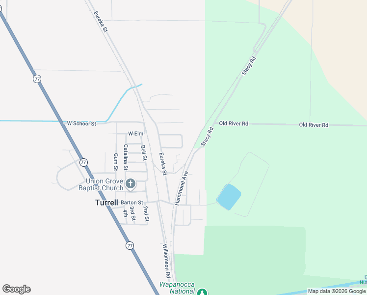 map of restaurants, bars, coffee shops, grocery stores, and more near 333 Lockhart in Turrell