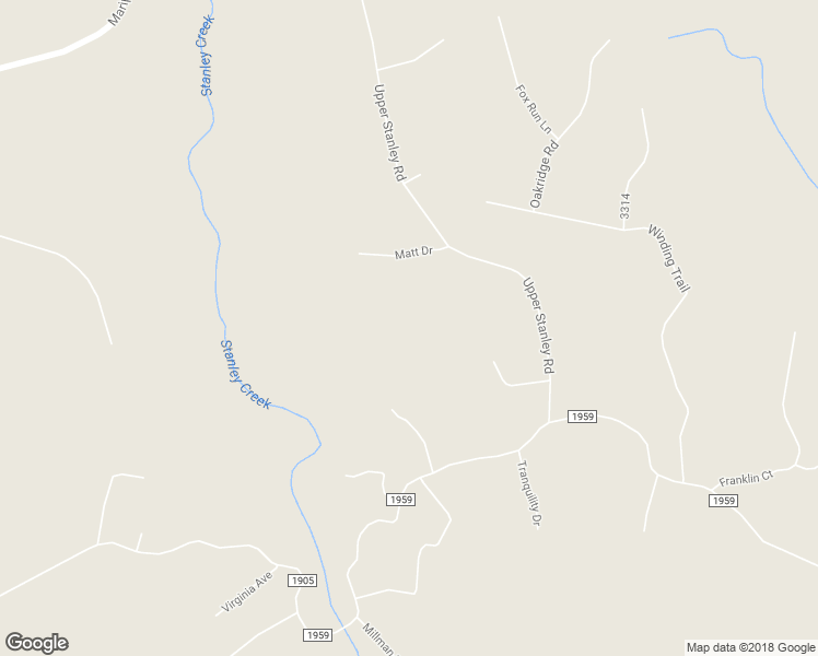 map of restaurants, bars, coffee shops, grocery stores, and more near 523 Matt Drive in Stanley